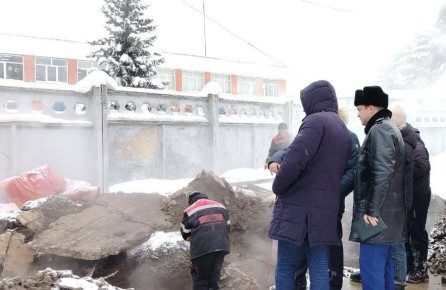 В Калуге завершили ремонтные работы после аварии на Салтыкова-Щедрина