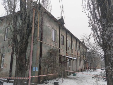 Калужские строители приступили к восстановлению дома в подшефном Первомайске