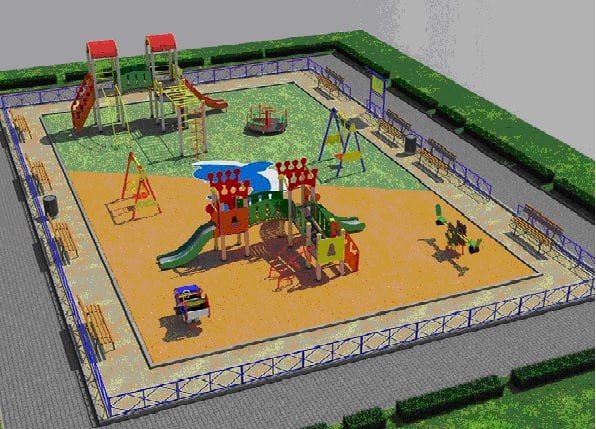 У дома №16 по улице Труда появится «Весёлый дворик»