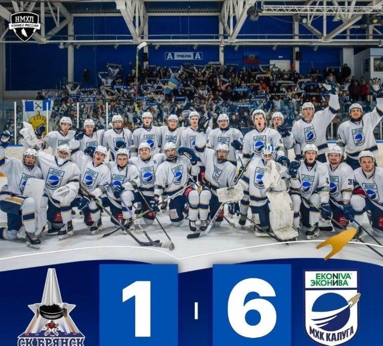 Калужские хоккеисты обыграли брянцев в двух выездных встречах