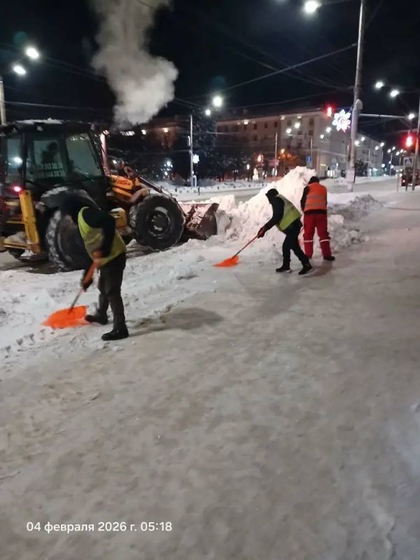 Работы по уборке снега в Калуге 4 февраля: оперативная информация Работы по уборке снега в Калуге 4 февраля: оперативная информация