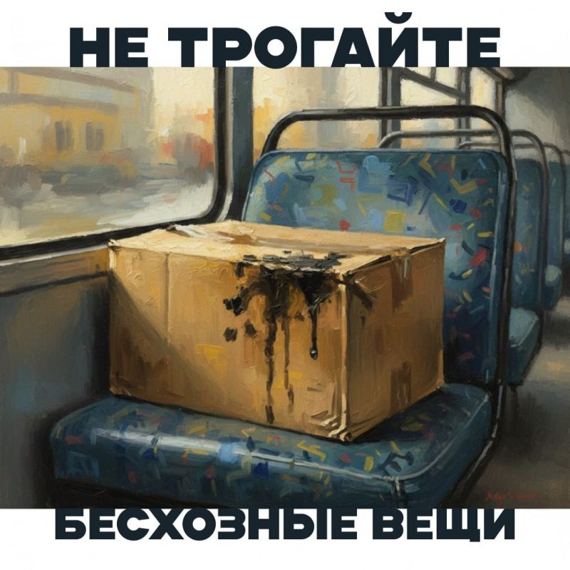 Подозрительный пакет или коробка в транспорте — это не находка, а угроза!