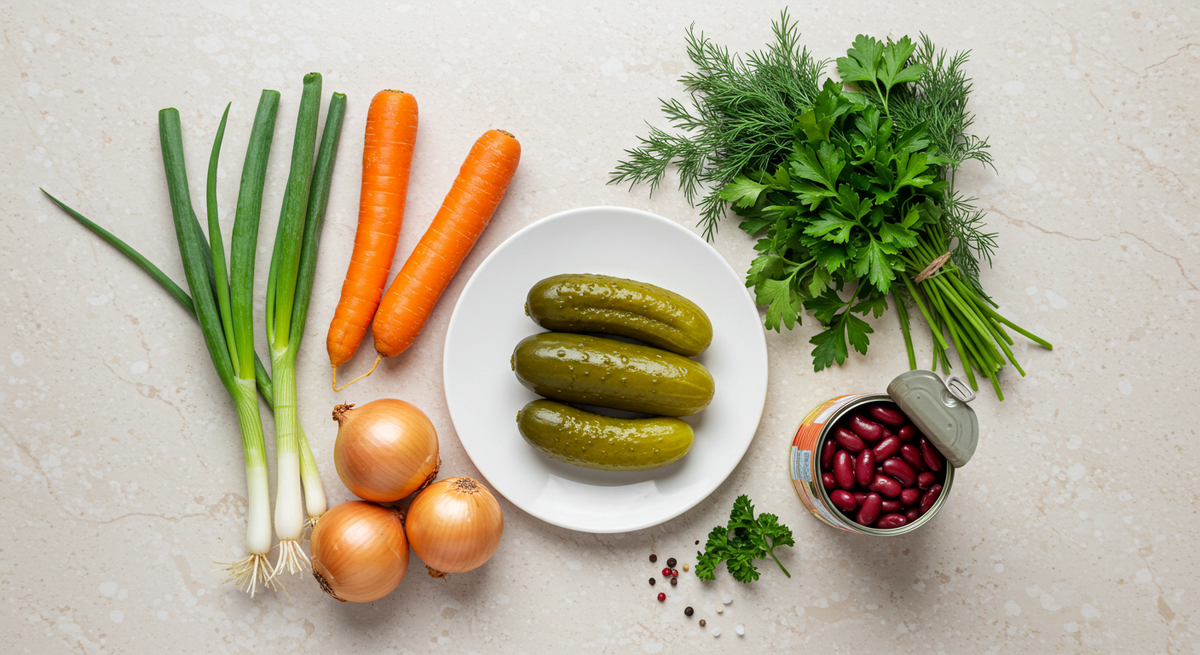 Салат из фасоли с морковью и огурцом: яркое и простое решение для вашего стола