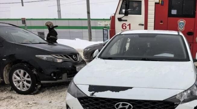 Авария остановила движение в Балабаново