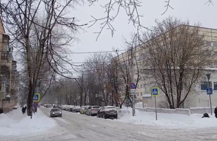 В Калуге прошёл второй по мощности зимний снегопад