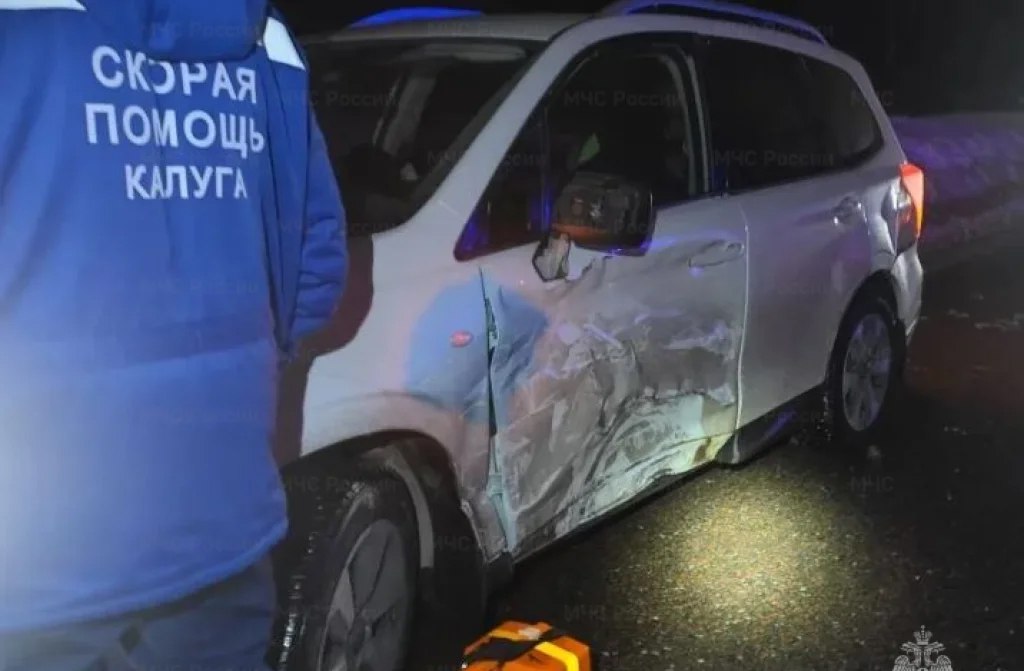 В Калуге двое детей пострадали в ДТП на Южном обходе