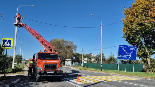 В Калужской области установят освещение на 23 километрах дорог