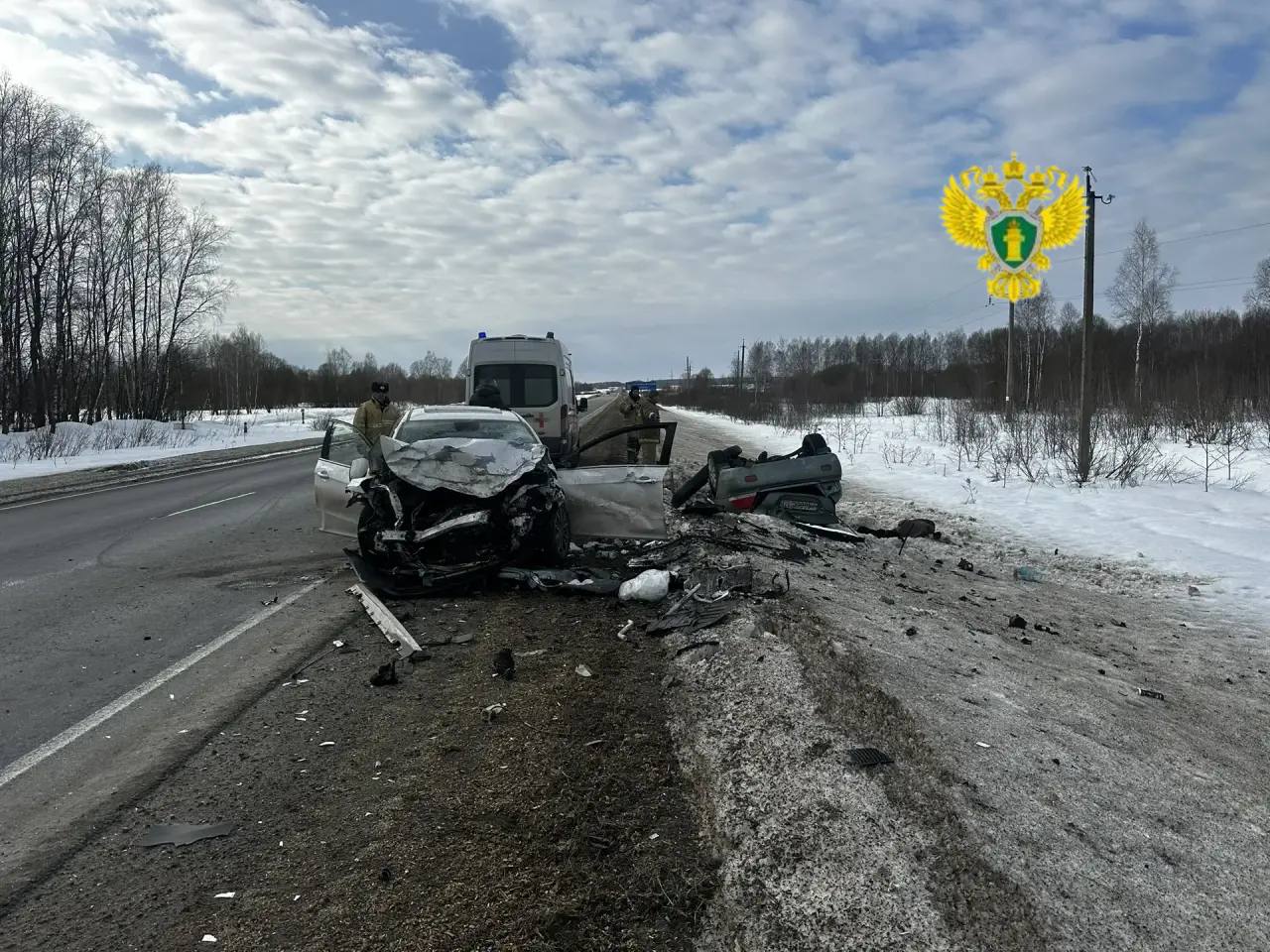 На «Золотом кольце» под Калугой лобовое столкновение унесло жизнь человека На «Золотом кольце» под Калугой лобовое столкновение унесло жизнь человека