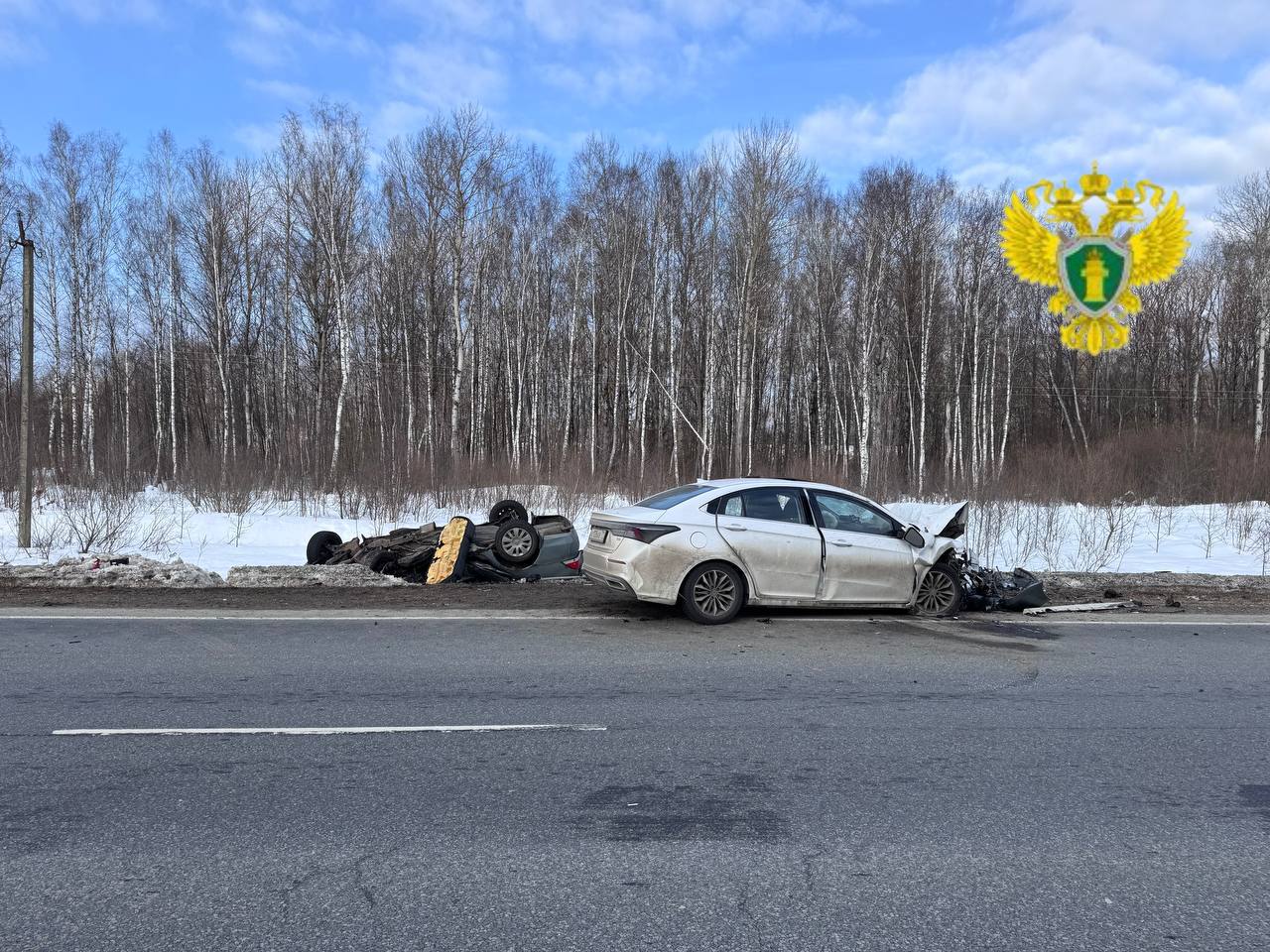 На «Золотом кольце» под Калугой лобовое столкновение унесло жизнь человека На «Золотом кольце» под Калугой лобовое столкновение унесло жизнь человека