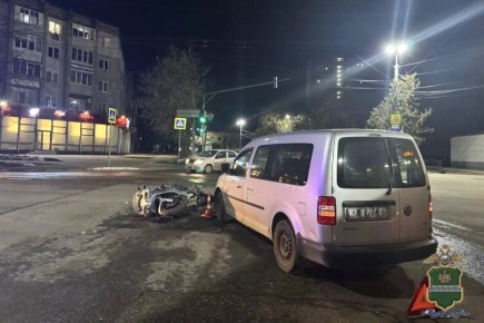 В Калуге пострадал мотоциклист от столкновения с иномаркой