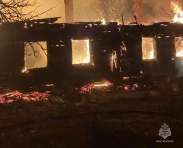 В деревне Соболевка потушили пожар жилого дома