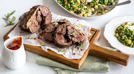 Нежная баранина: Лопатка с чесноком и мятой на ваш стол