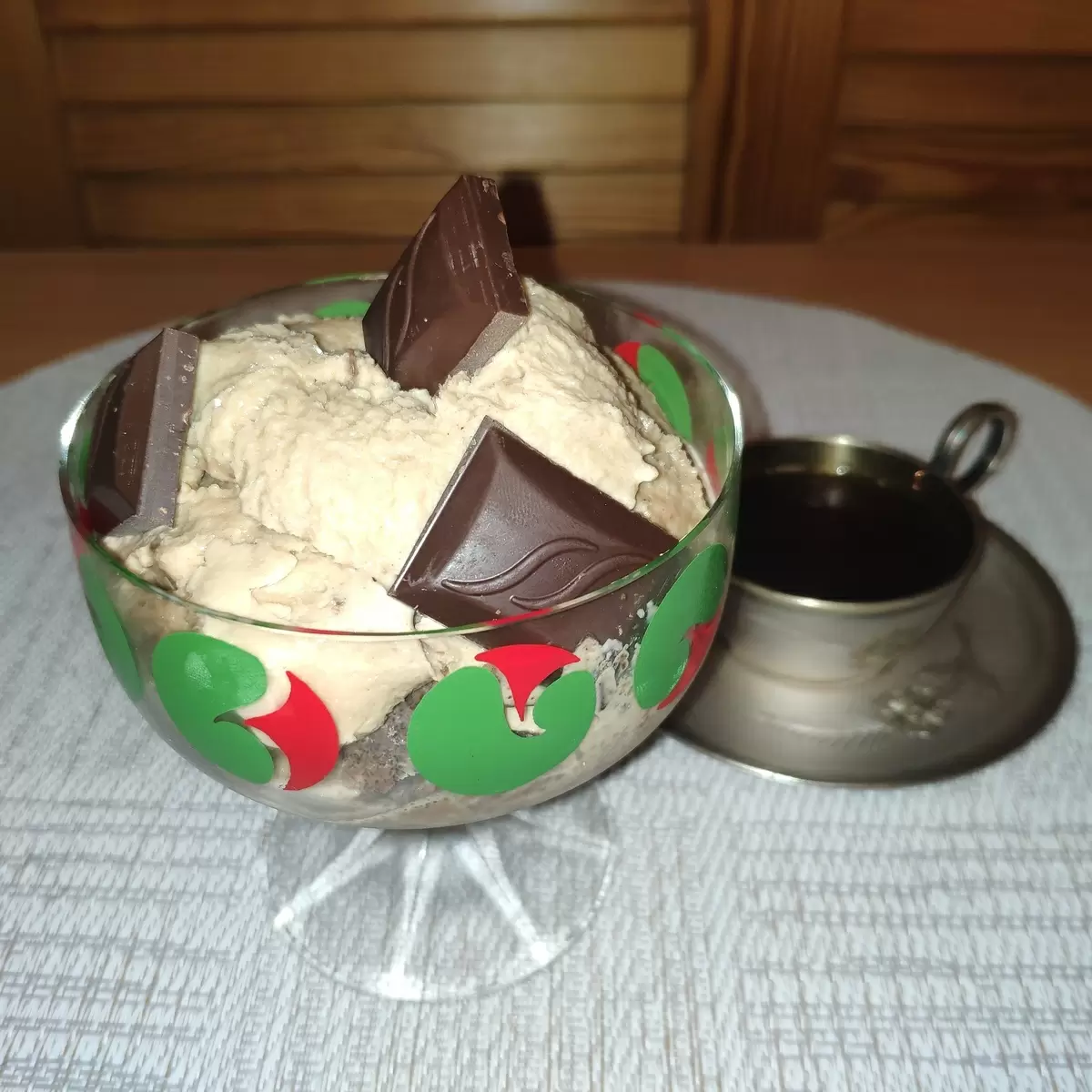 Как приготовить взрывное сливочно-кофейное мороженое с кусочками шоколада