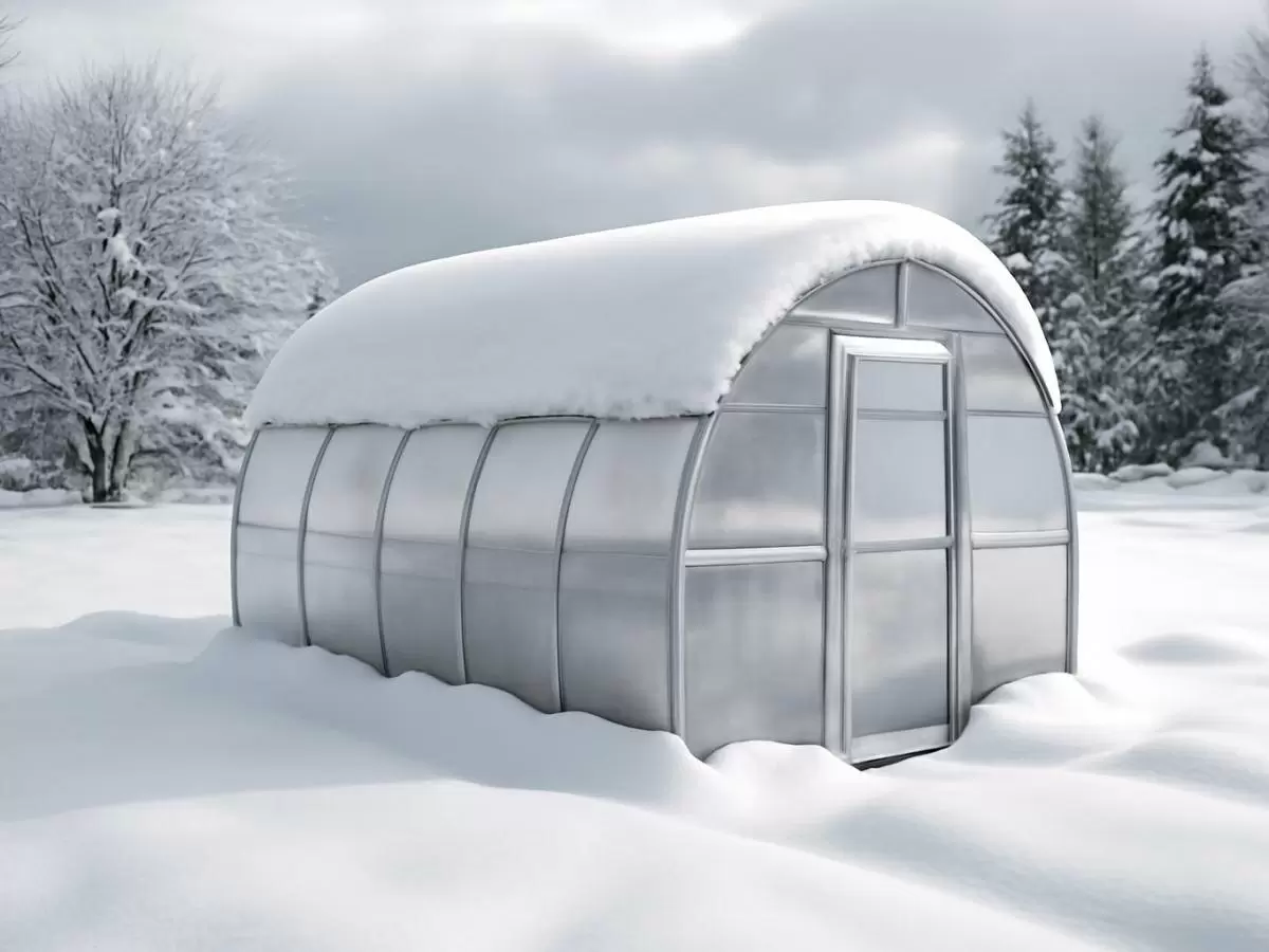 Как зимняя теплица помогает выращивать свежую зелень