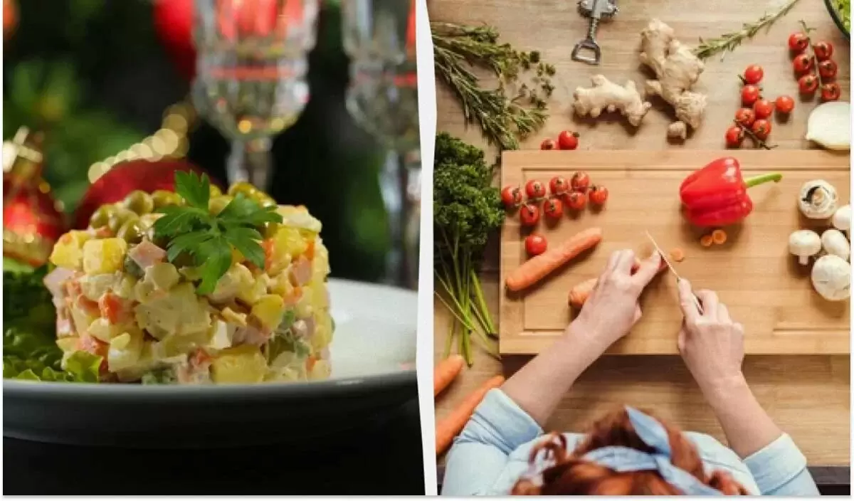 Как улучшить классический салат Оливье: неожиданные ингредиенты для яркого вкуса