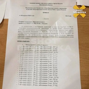 600 учеников калужской школы № 44 увели на карантин, 200 детей отравилось — родители подозревают вспышку кишечной инфекции