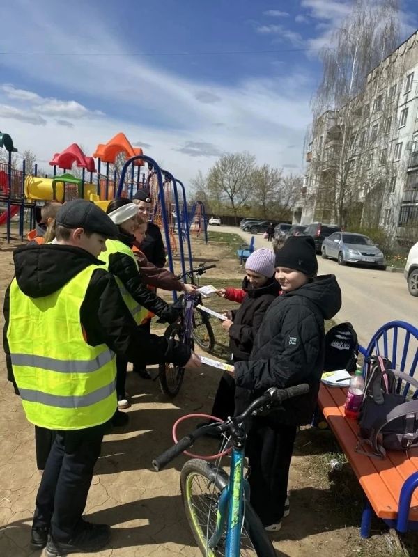 В Козельске прошла акция по безопасности юных участников дорожного движения