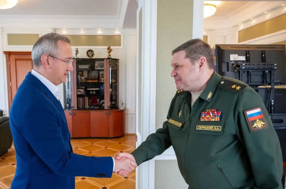 Губернатор Калужской области провел рабочую встречу с и.о. командующего войсками Московского военного округа