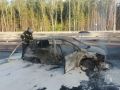 В Малоярославецком округе сгорели дача и автомобиль