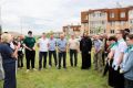 В микрорайоне Кошелев высадили около 80 лип