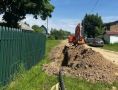 В деревне Палатки Юхновского округа началось строительство нового газопровода