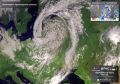 Так выглядит надвигающийся на Калужскую область циклон «Бернадетт»