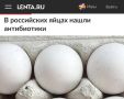 «В российских яйцах нашли антибиотики»: В продукции Синявинской птицефабрики обнаружили антибиотики для птиц