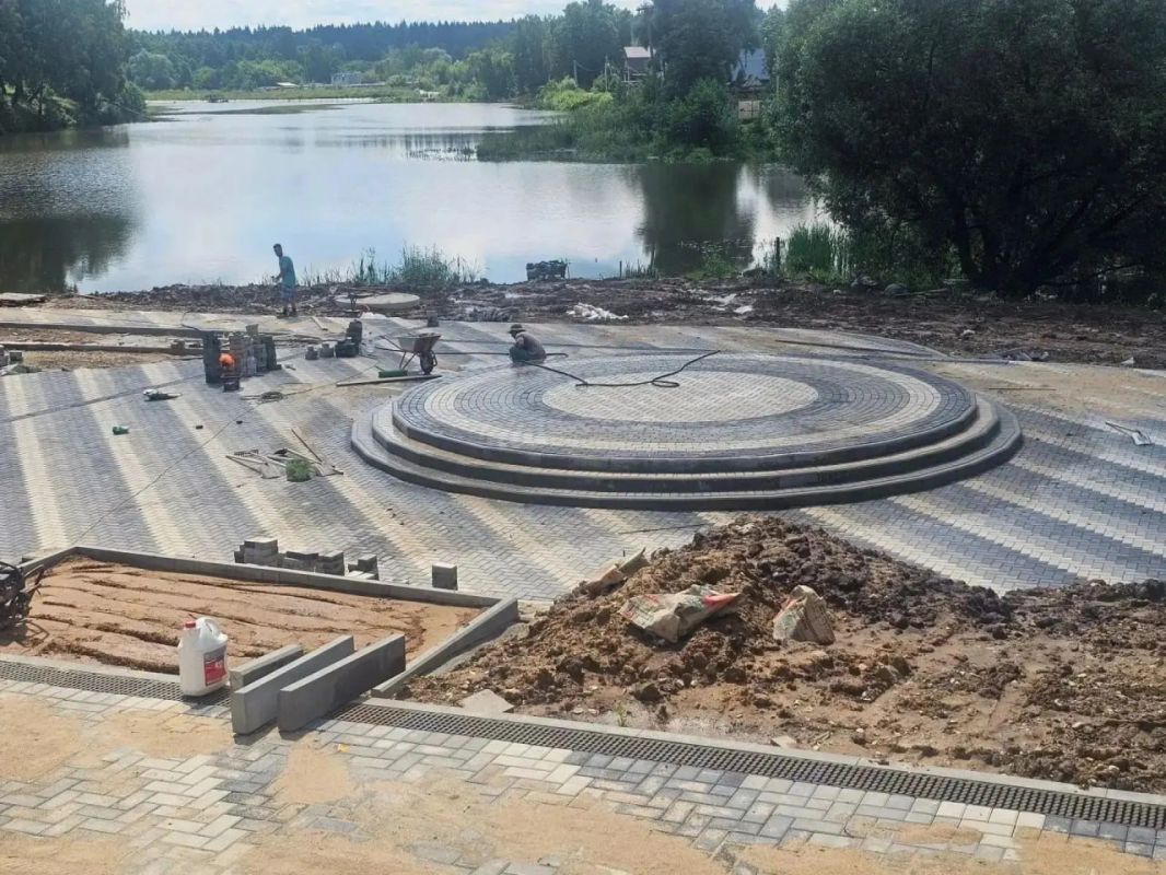 Городской парк преображается в Белоусове Городской парк преображается в Белоусове