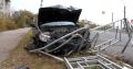 Пьяный водитель сбил в Калуге фонарь и ограждение