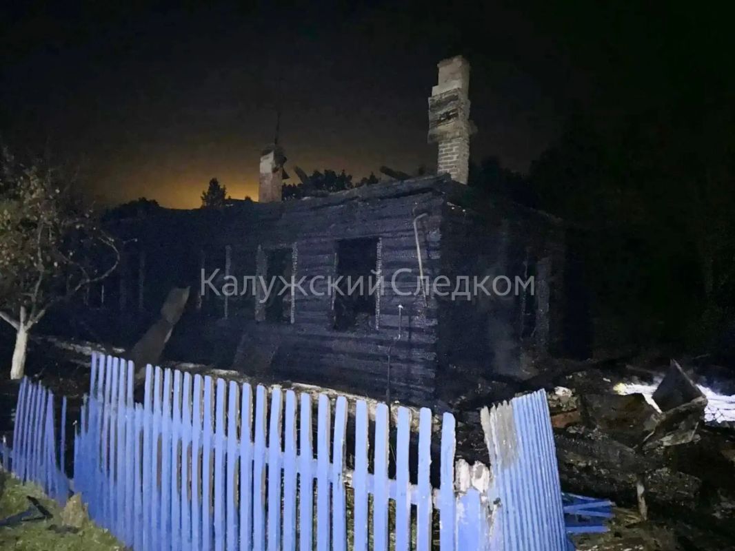 Пенсионерка погибла в пожаре дома в Калужской области