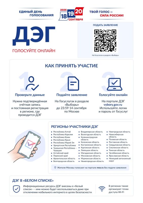 Тренировка системы дистанционного электронного голосования (ДЭГ)