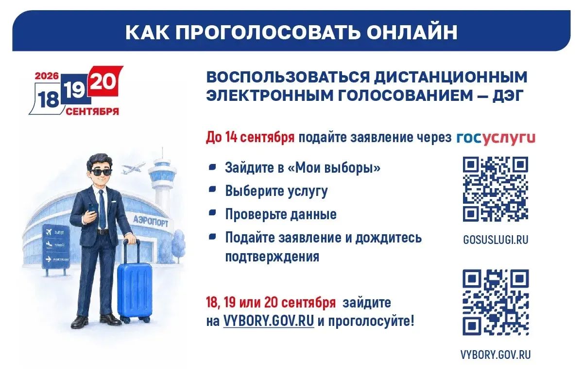 Выборы-2026: где, как и когда можно проголосовать! Выборы-2026: где, как и когда можно проголосовать!