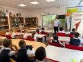 Сотрудники Госавтоинспекции провели для школьников профилактическое занятие «Дом — школа — дом»