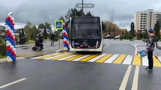 В Балабаново открыли новую дорогу к поликлинике, школе и ледовой арене