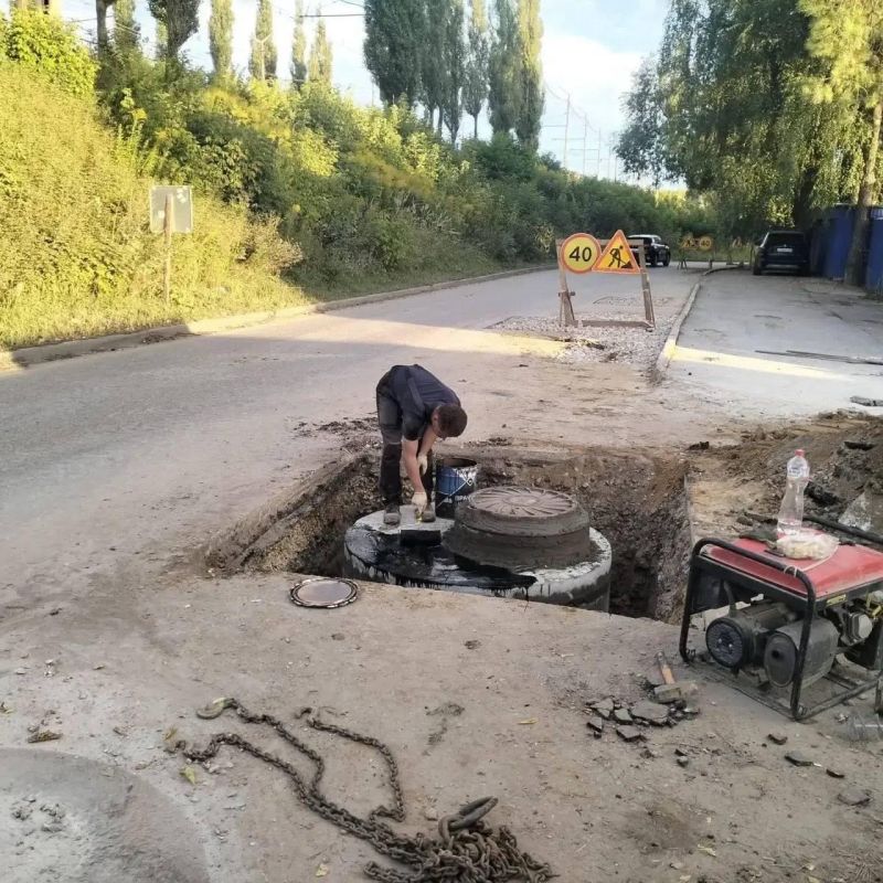 На улице Путейской в Калуге завершается обновление водопроводных сетей