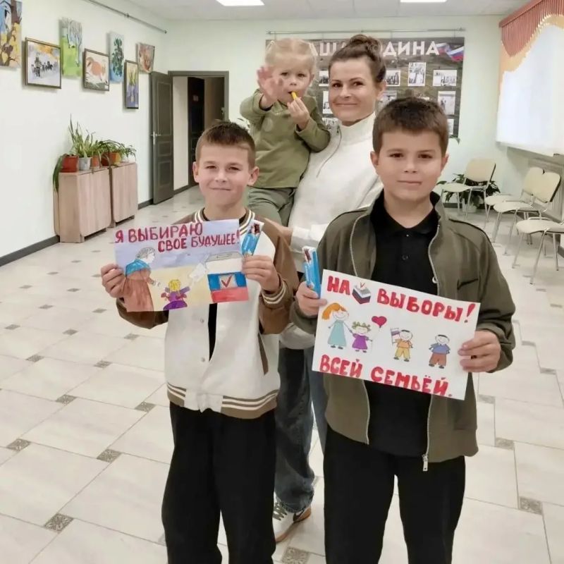 Выборы в Калужской области запомнились детским творчеством! Выборы в Калужской области запомнились детским творчеством!
