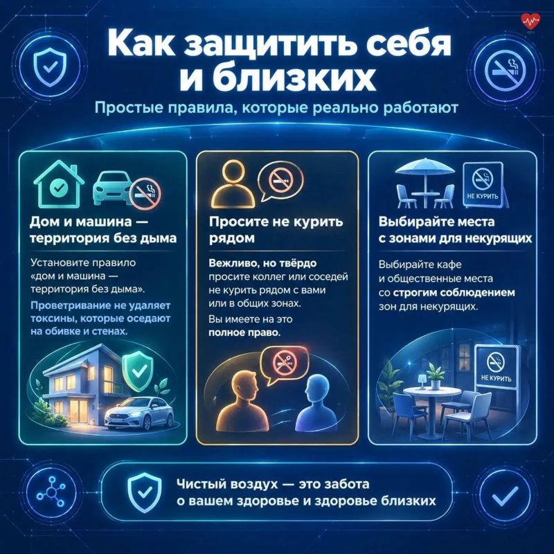 Вы не курите, но регулярно вдыхаете дым от чужих сигарет или электронных устройств на балконе, в подъезде или на улице? Это пассивное курение, и оно не бывает безопасным Вы не курите, но регулярно вдыхаете дым от чужих сигарет или электронных устройств на балконе, в подъезде или на улице? Это пассивное курение, и оно не бывает безопасным