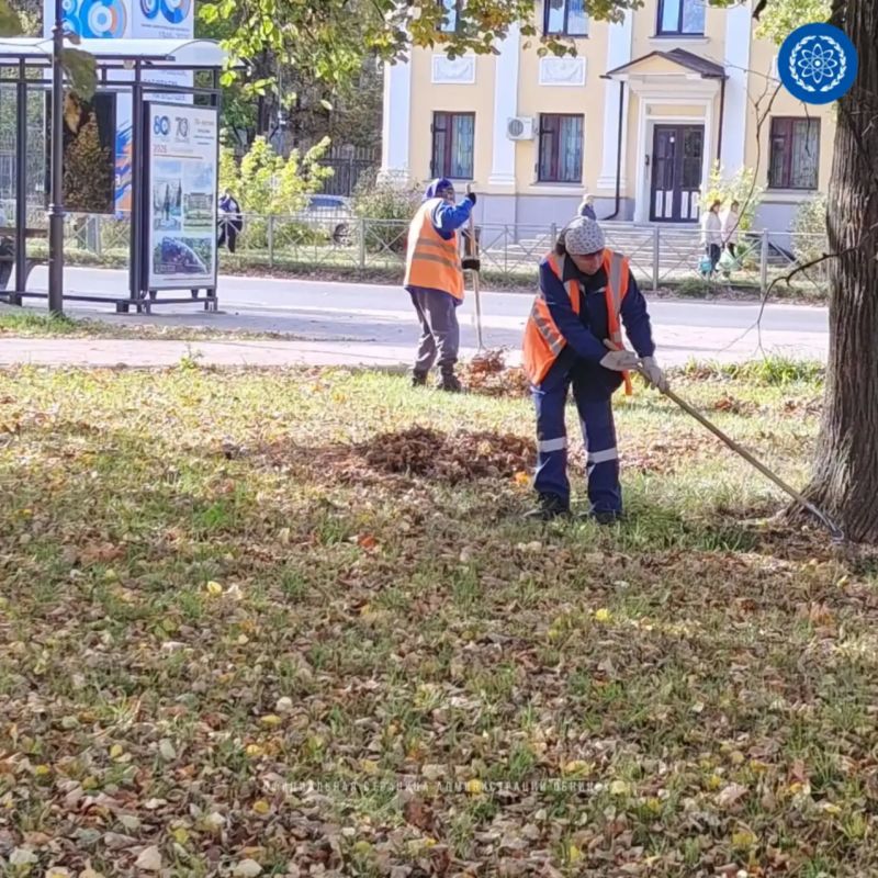 Осенняя уборка продолжается