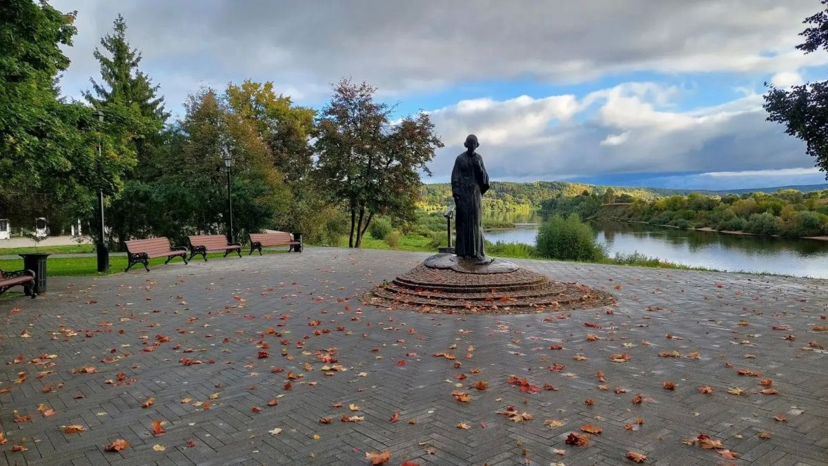 В Тарусе зажгли Цветаевский костер В Тарусе зажгли Цветаевский костер