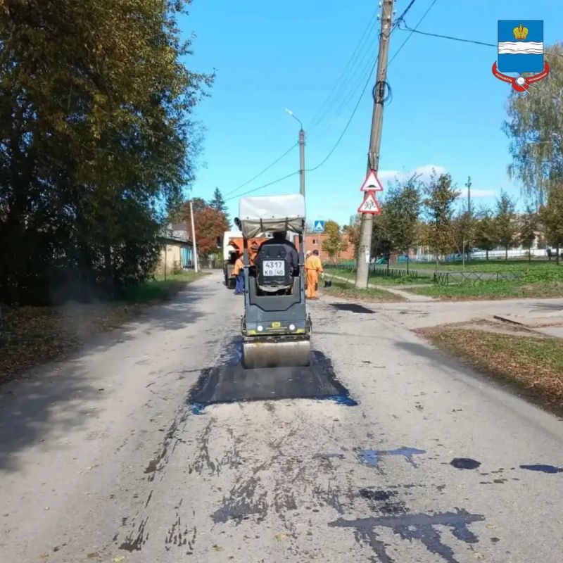 Дорожный ремонт начался еще на шести улицах Калуги