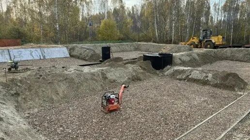 В Жиздре строят очистные сооружения
