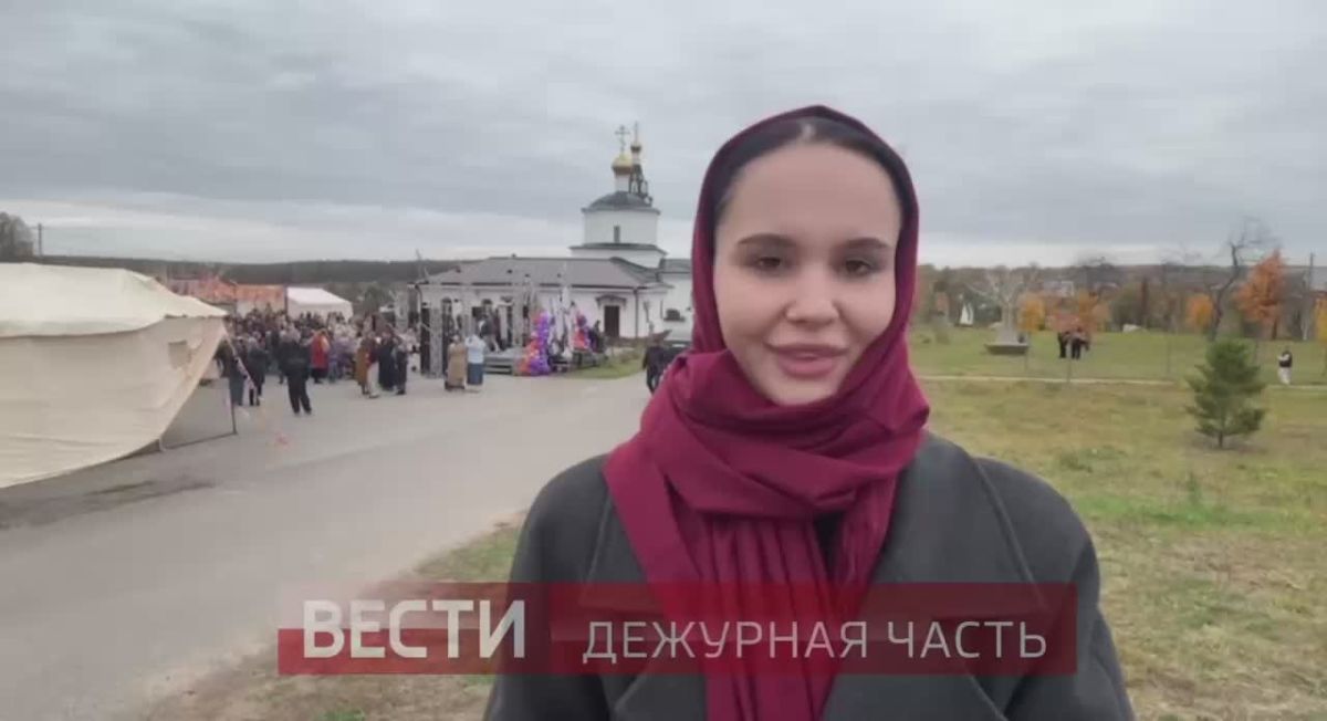 День Села и День храма сегодня отмечают жители села Губино Калужской области что расположено недалеко от знаменитой Оптиной Пустыни