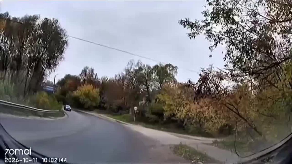 Авария с питбайком в Калуге попала на видео
