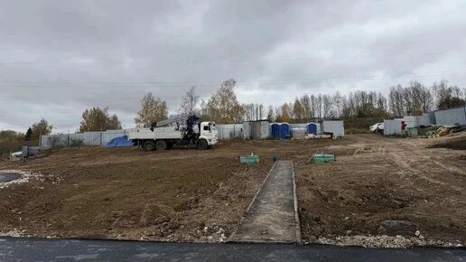 В Бабынино продолжается реконструкция очистных сооружений