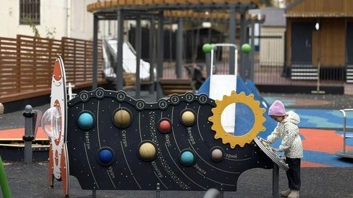 В Центральном парке Калуги появилась новая детская площадка