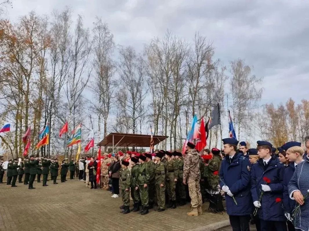 Останки 28 бойцов перезахоронили в Жуковском округе Останки 28 бойцов перезахоронили в Жуковском округе