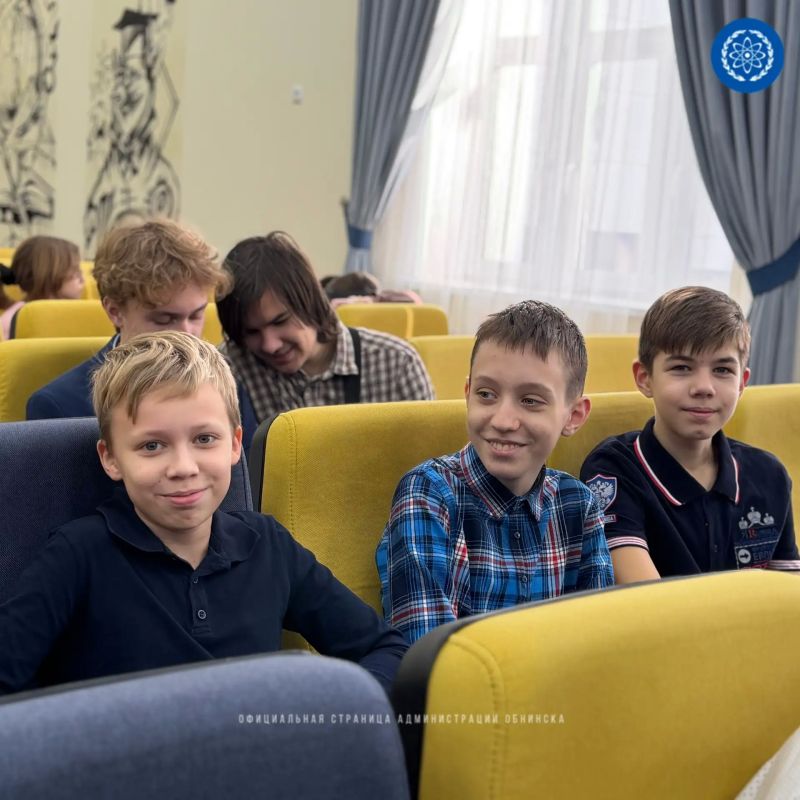 Обнинские школьники погружаются в «Коды Курчатова» Обнинские школьники погружаются в «Коды Курчатова»