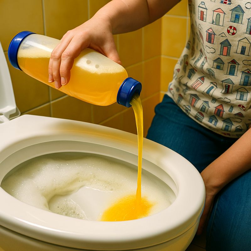 Вы все еще тратите деньги на химические средства для уборки? Узнайте, как небольшой трюк избавит вас от проблем с чистотой туалета!