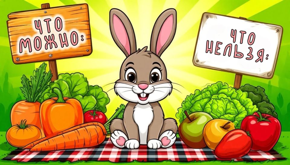 Летний рацион для кроликов: как правильно угощать и чего избегать