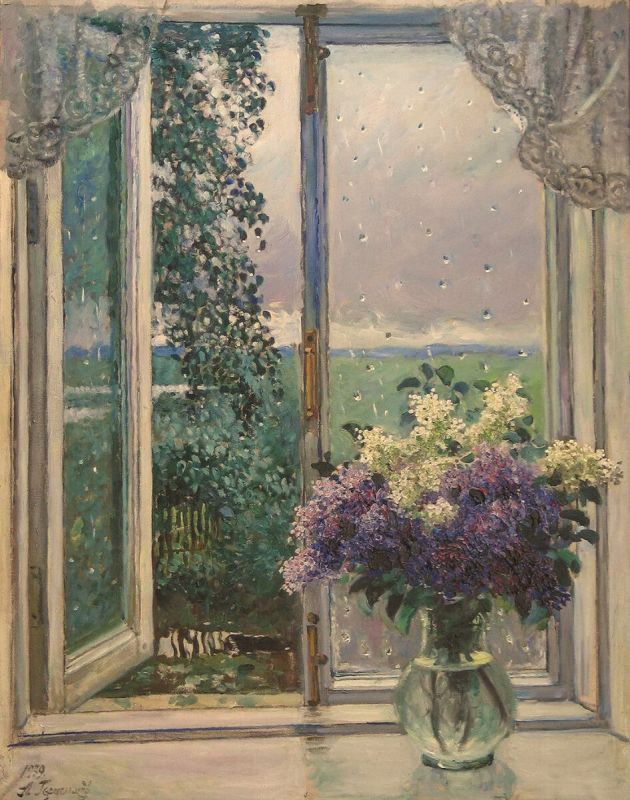 Старое окно как символ детства и уюта